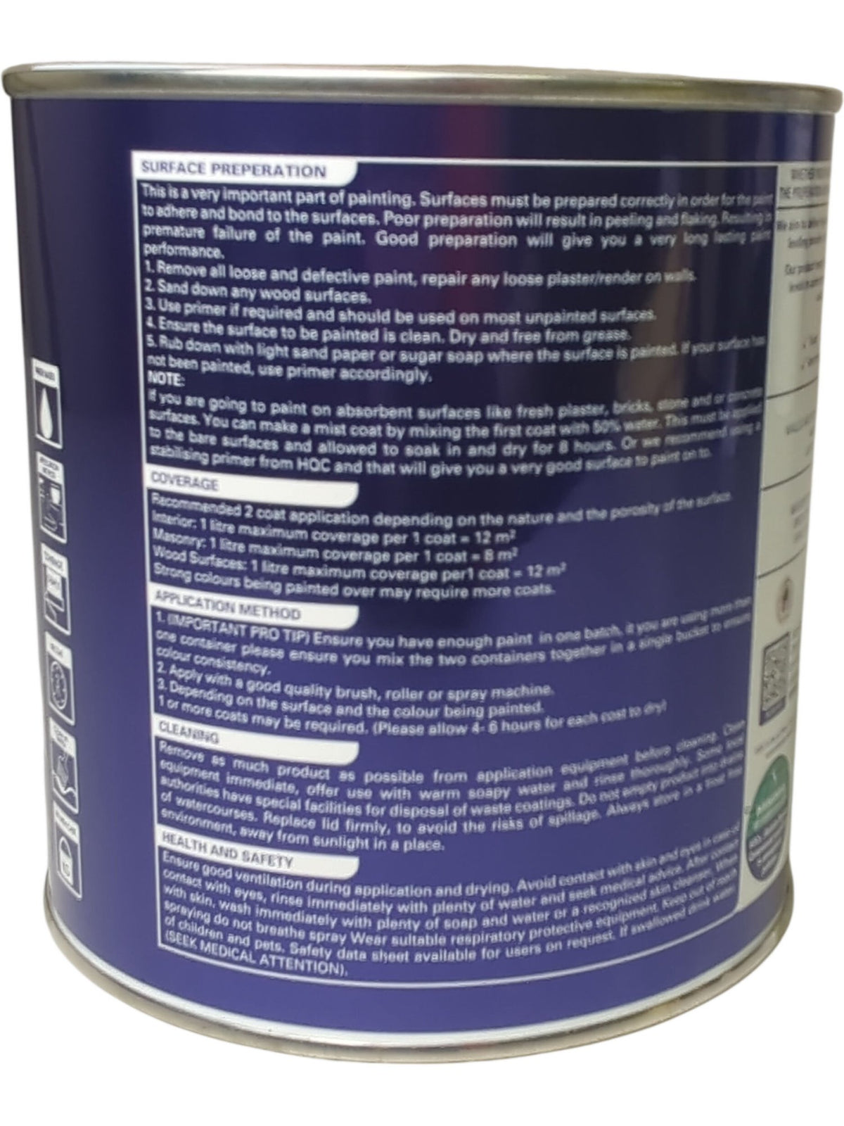 HQC | Premium Paint | Marina Blue | 1L