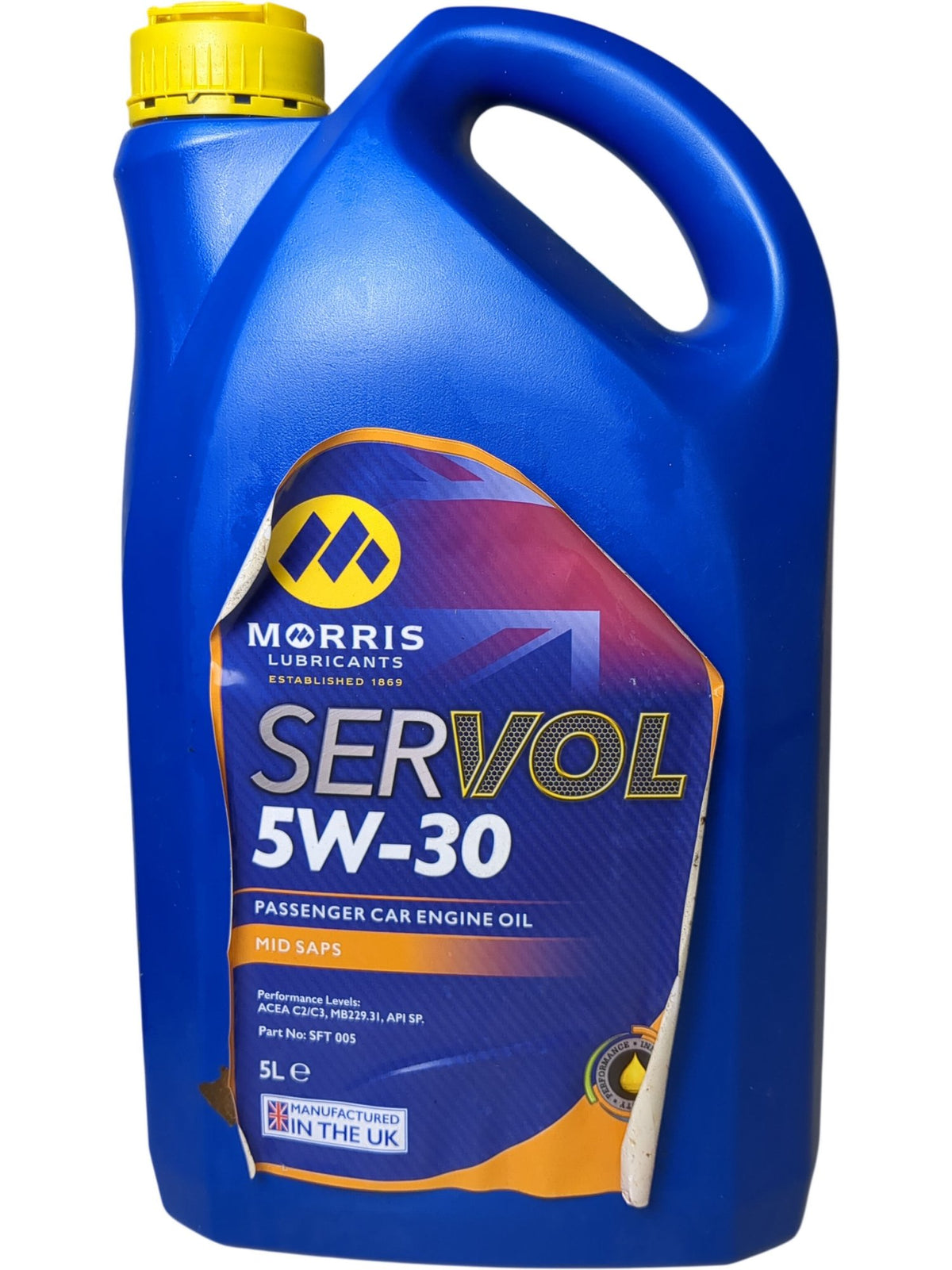 Morris | Servol 5W-30 Passenger Car Engine Oil | 5L