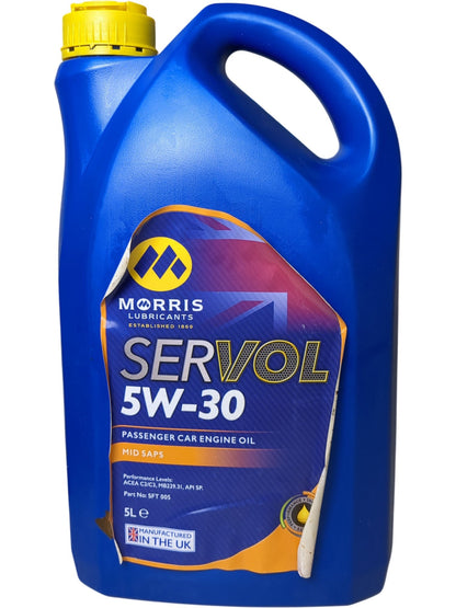 Morris | Servol 5W-30 Passenger Car Engine Oil | 5L