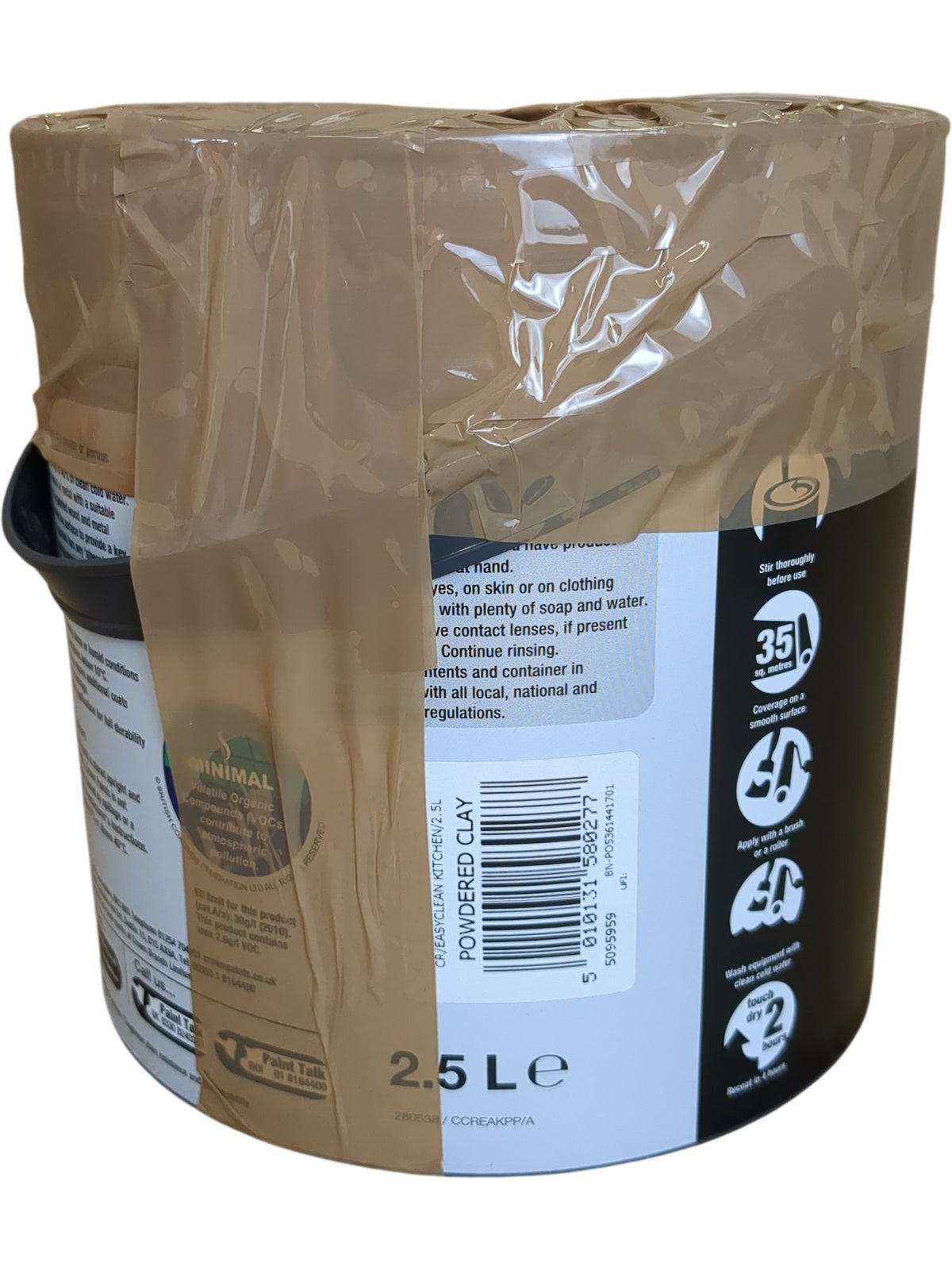 Crown | Easyclean Kitchen Paint | Powdered Clay | 2.5L