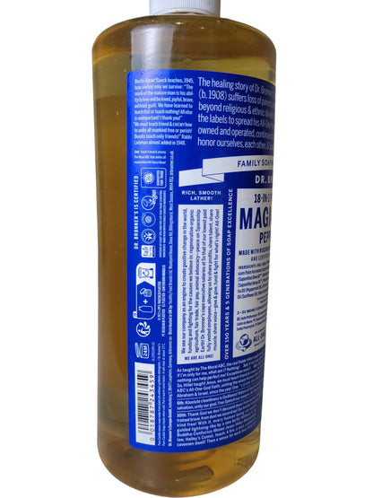 Dr. Bronner's | 18-in-1 Pure-Castile Magic Soap | Peppermint | 945ml