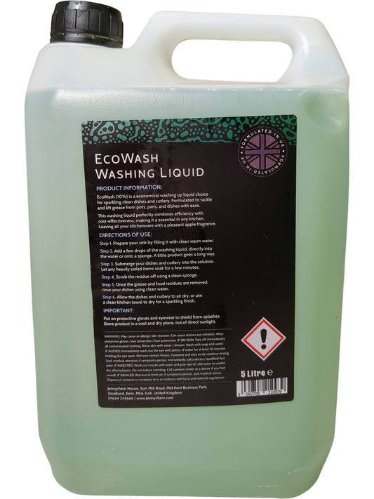 JennyChem | EcoWash Washing Liquid | MK003X | 5 Litre