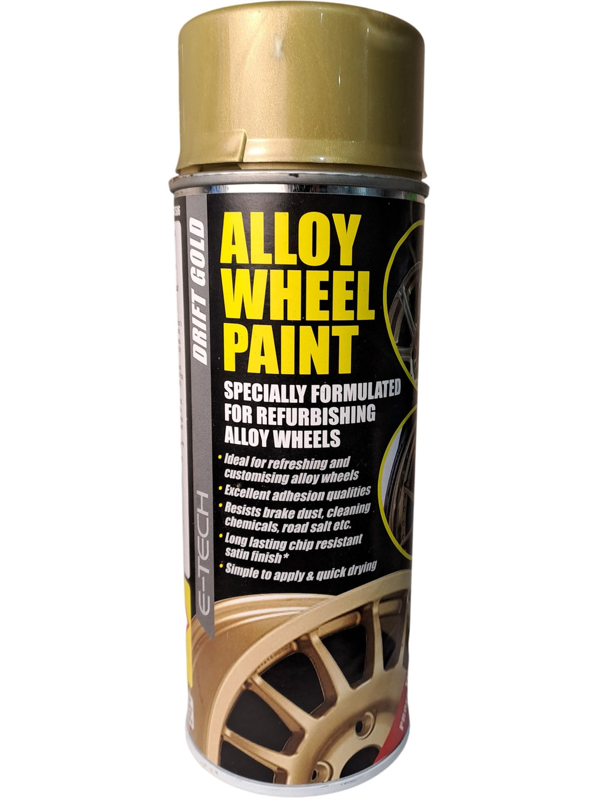 E-TECH | Alloy Wheel Paint | Drift Gold | 400ml