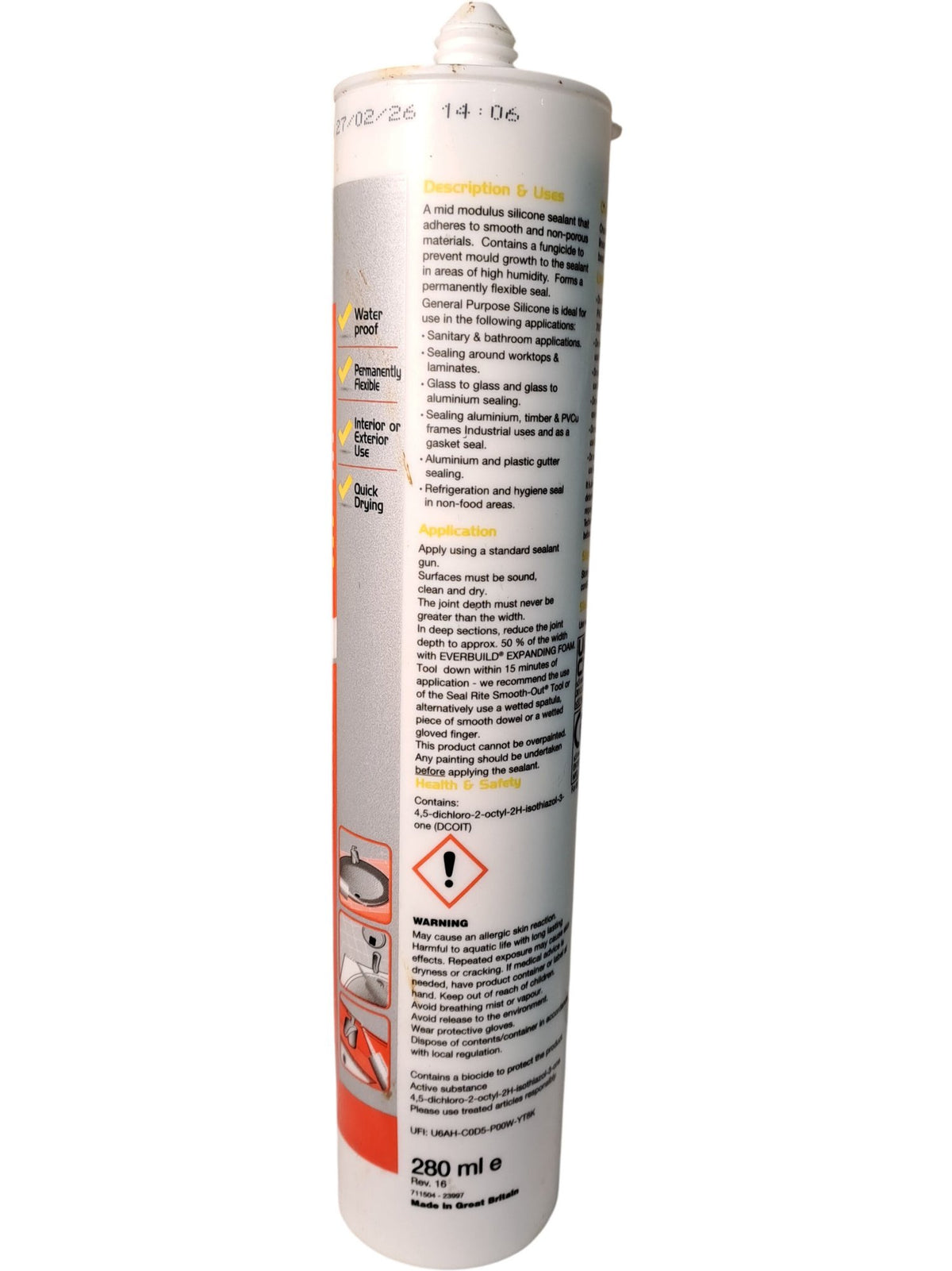 Everbuild | General Purpose Silicone | White | 280ml