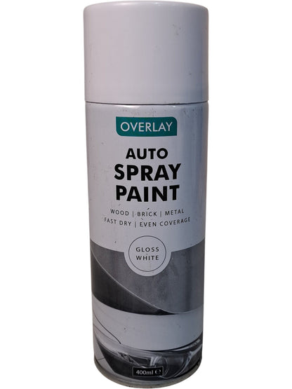 Overlay | Auto Spray Paint | Gloss White | 400ml