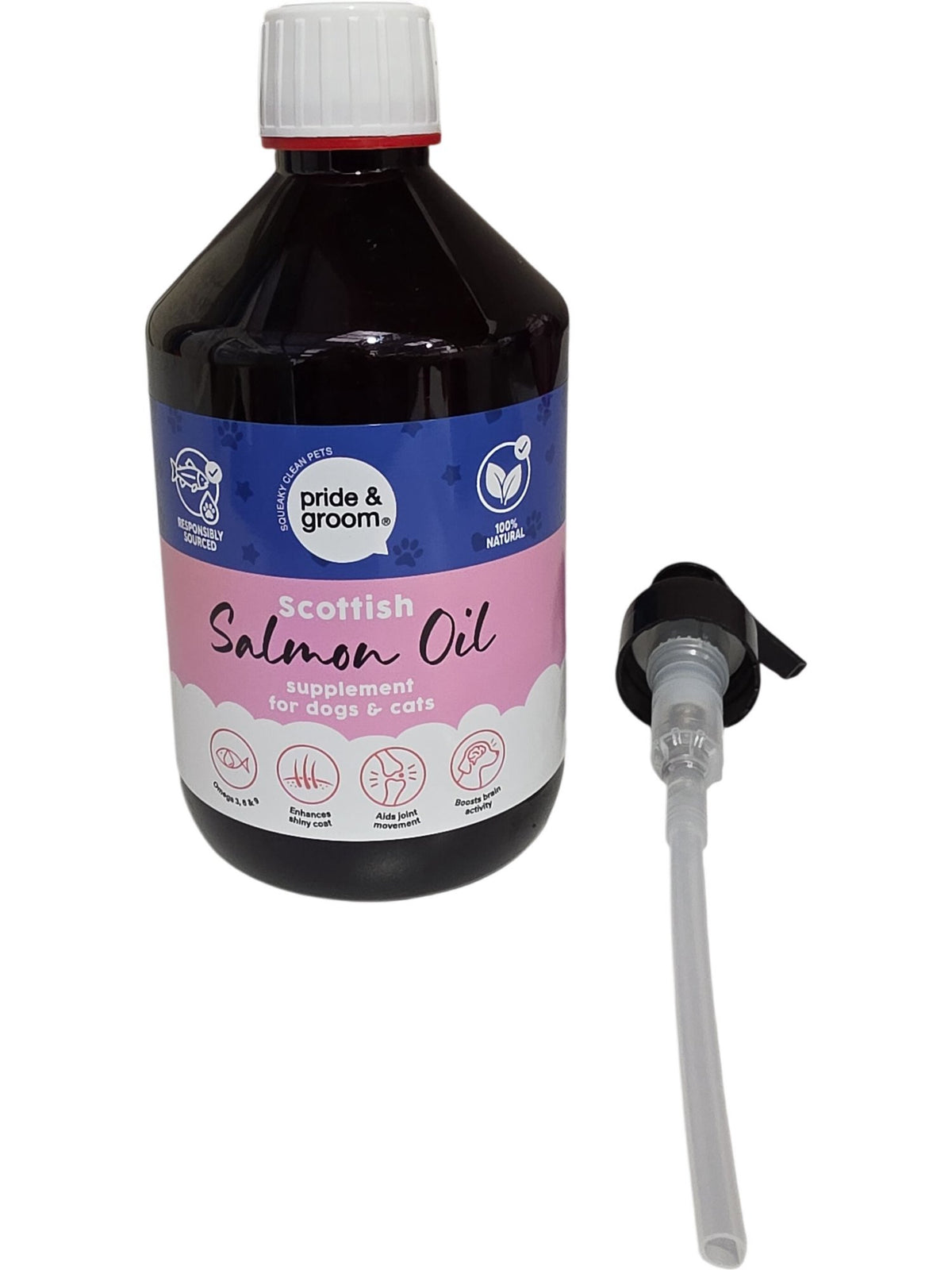 Pride & Groom | Scottish Salmon Oil Supplement | 500ml