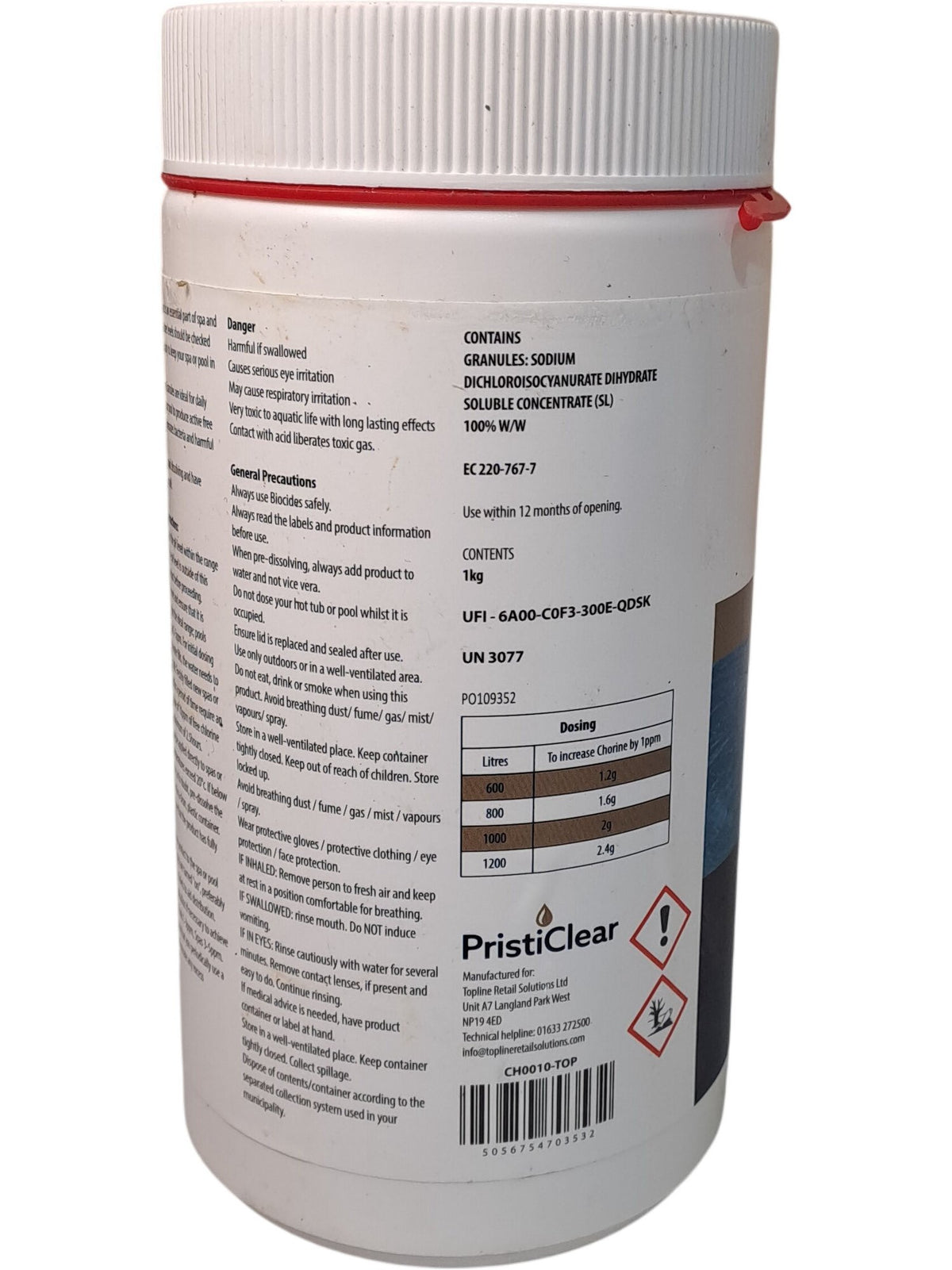 PristiClear | Chlorine Granules | 1kg