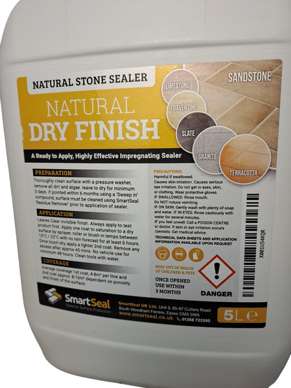 SmartSeal | Natural Stone Sealer | Natural Dry Finish | 5L