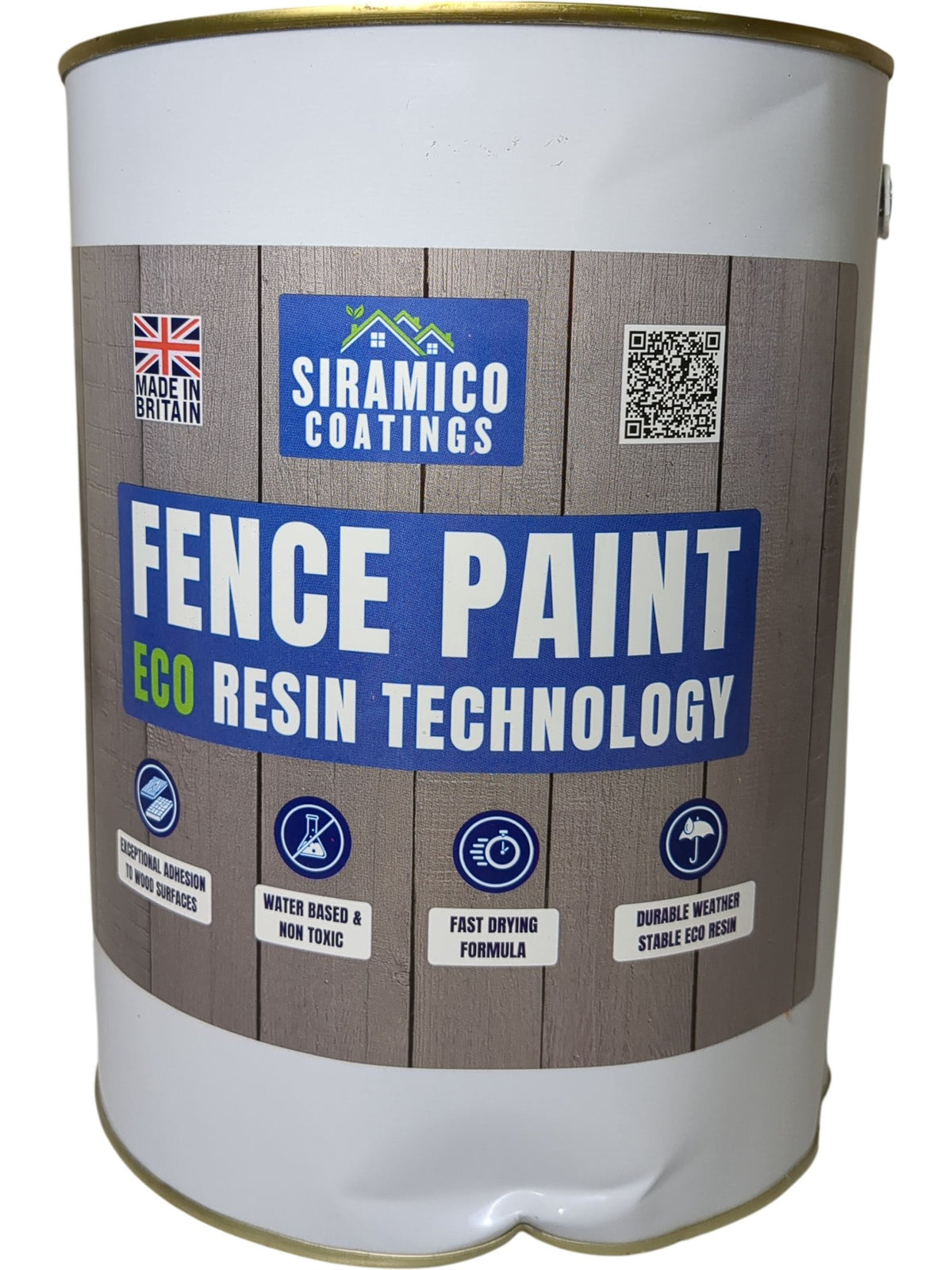 Siramico Coatings | Fence Paint | Eco Resin Technology | 5L