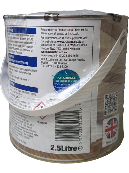 Rustins | Quick Drying MDF Clear Sealer | 2.5 Litre