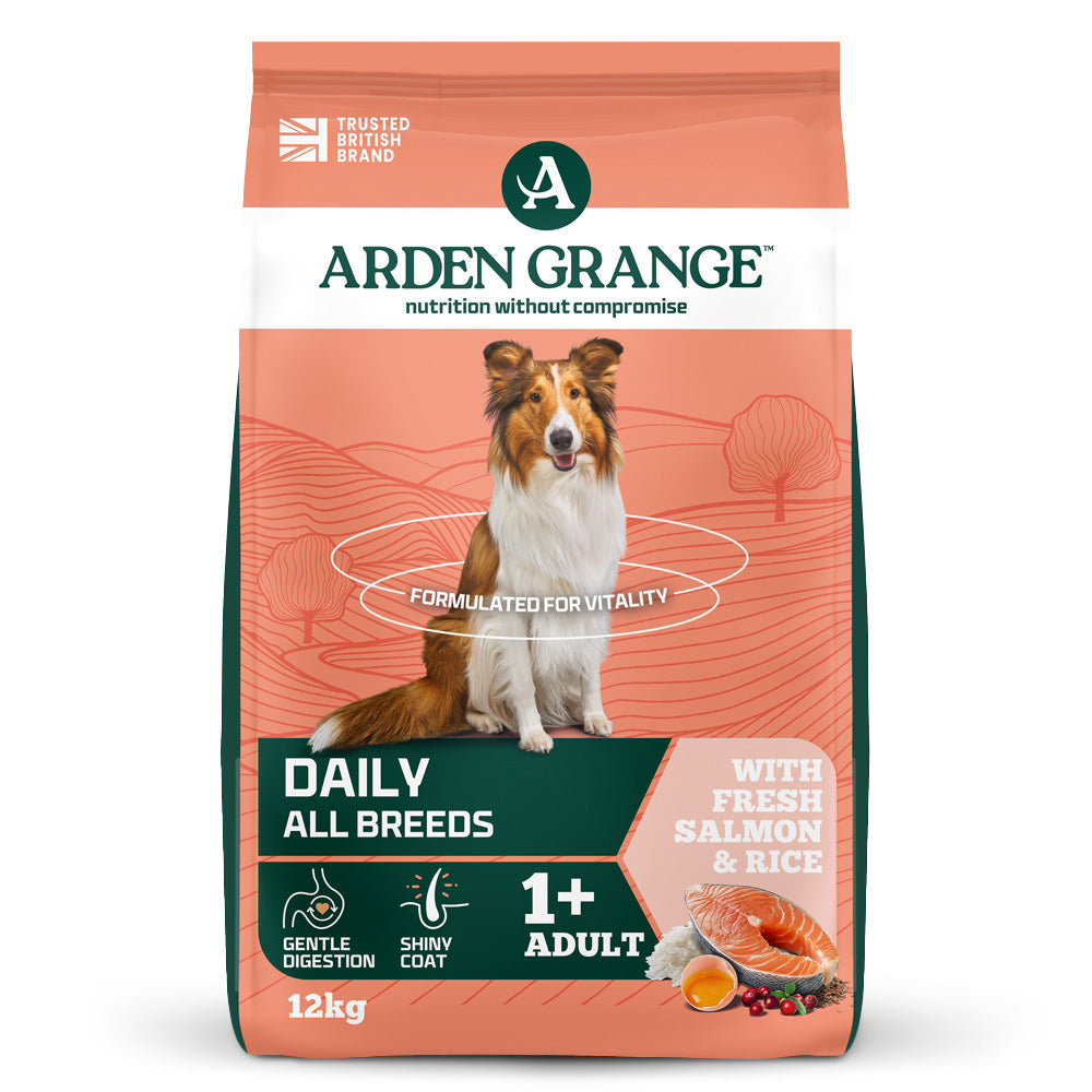 Arden Grange Daily | All Breeds | Adult | Salmon & Rice | 12kg