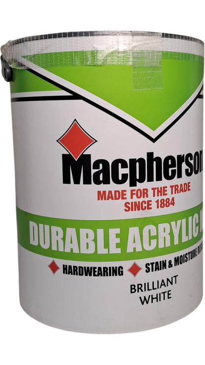 Macpherson | Durable Acrylic Matt Paint | 5L