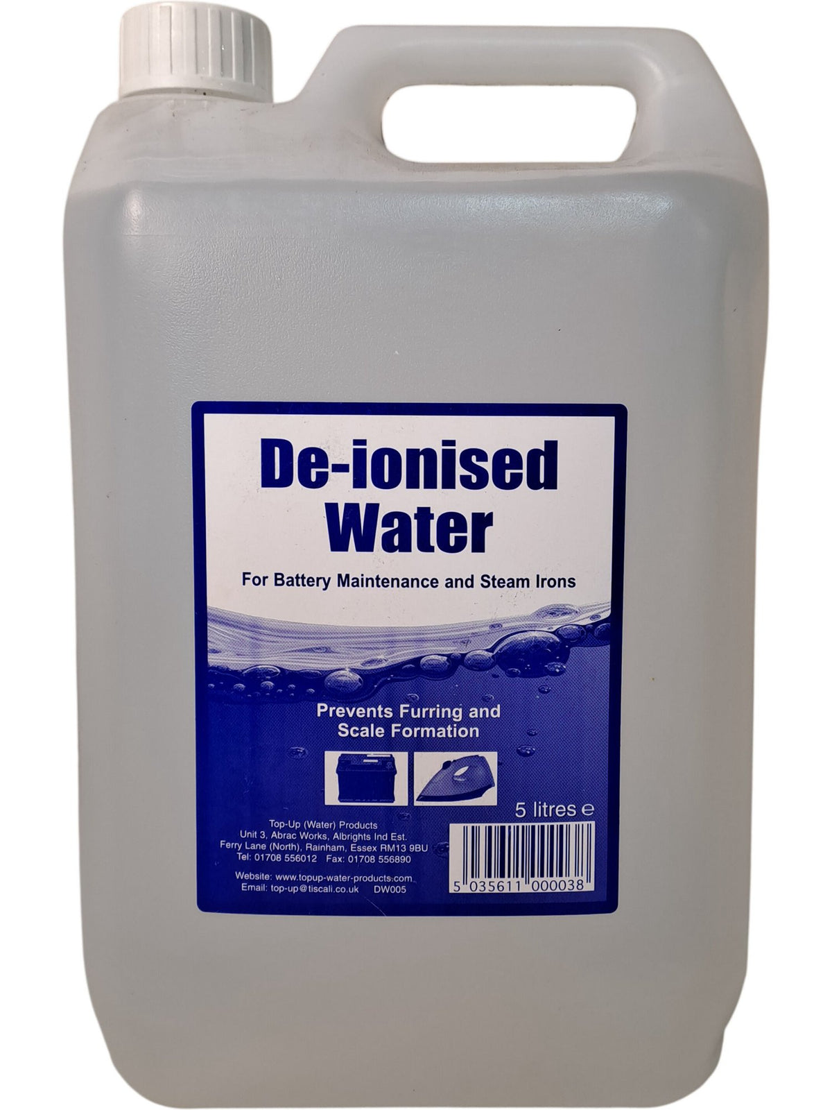 Top-Up | De-ionised Water | 5L