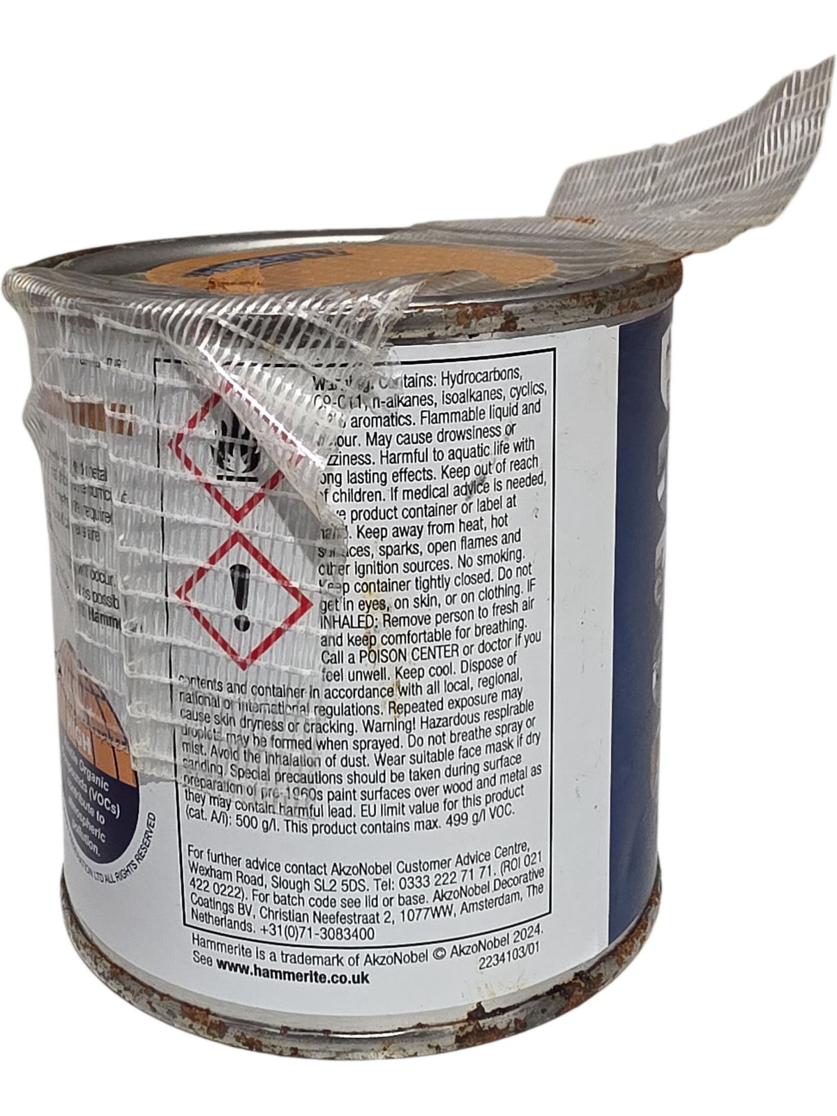 Hammerite | Direct to Rust Metal Paint | Smooth Yellow | 250ml