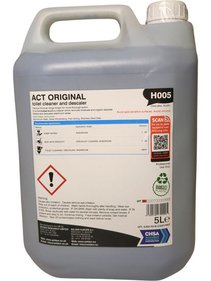 Selden | ACT Original Toilet Cleaner and Descaler | H005 | 5L