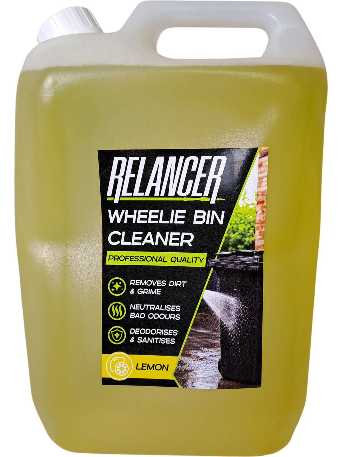 Relancer | Wheelie Bin Cleaner | Lemon | 5L