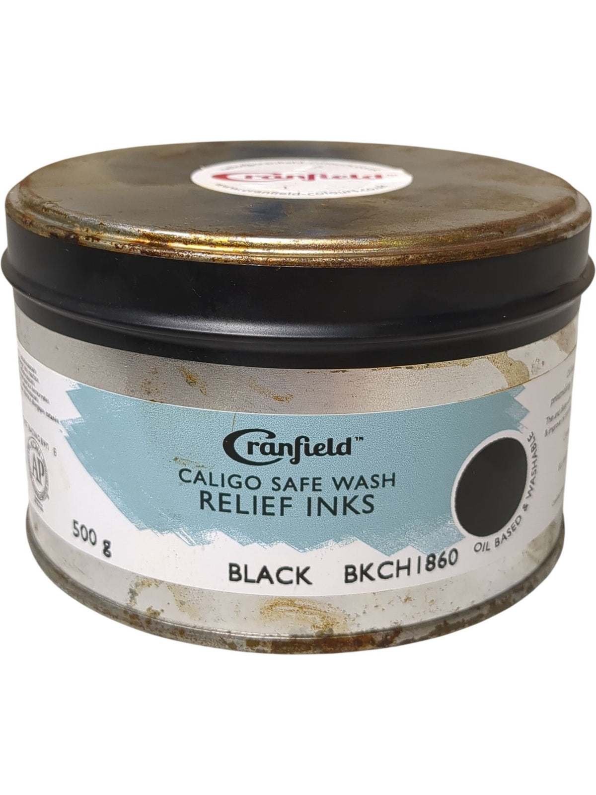 Cranfield | Caligo Safe Wash Relief Ink | Black BKCH1860 | 500g