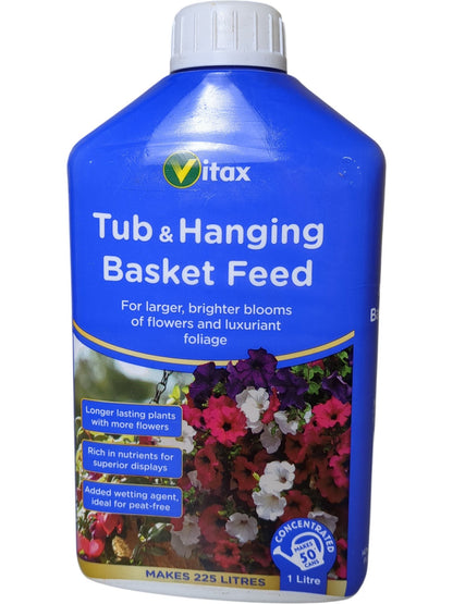 Vitax | Tub & Hanging Basket Feed | 1L