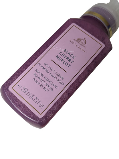 White Barn | Gentle & Clean Foaming Hand Soap | Black Cherry Merlot | 259ml