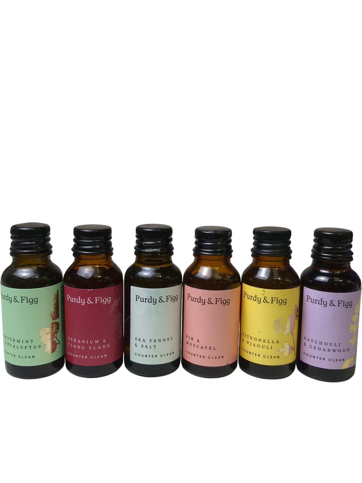 Purdy & Figg | Counter Clean | 5 x 15ml Bottles