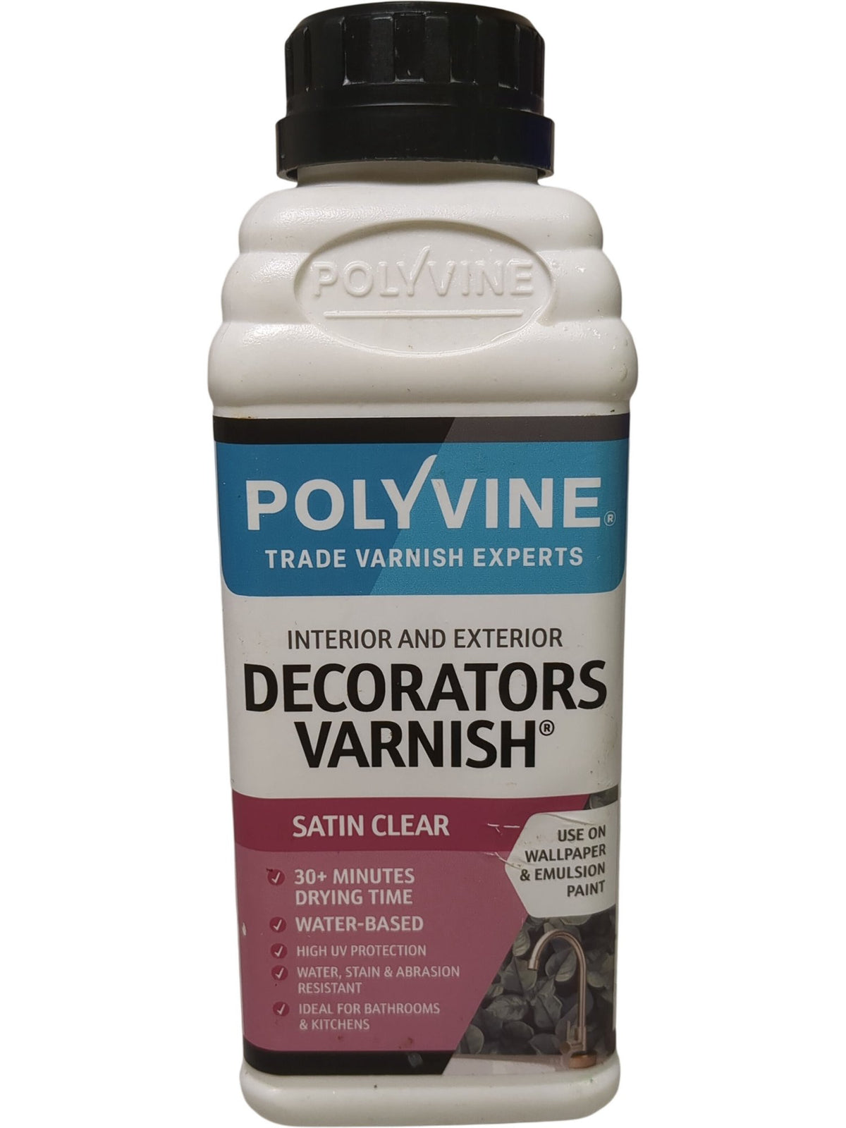 Polyvine | Decorators Varnish | Satin Clear | 500ml