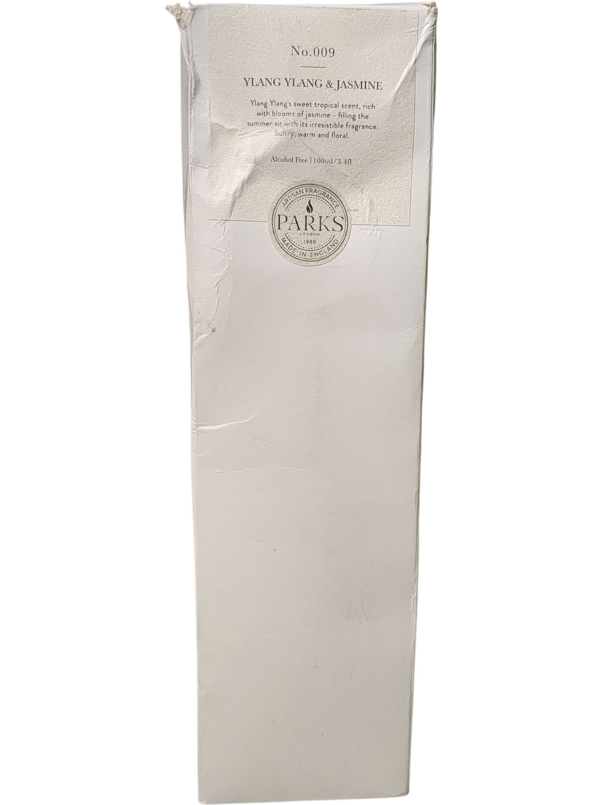 Parks London | Ylang Ylang & Jasmine Fragrance Oil | No.009 | 100ml