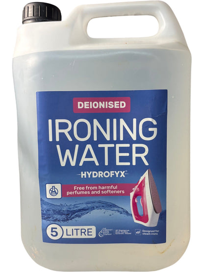 Hydrofyx | Deionised Ironing Water | 5L
