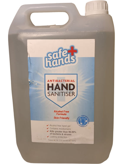 Safe Hands | Antibacterial Hand Sanitiser | 5L