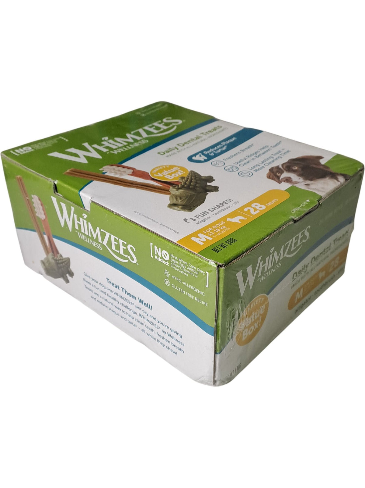 Whimzees | Wellness Daily Dental Treats | Medium | 28 Pack