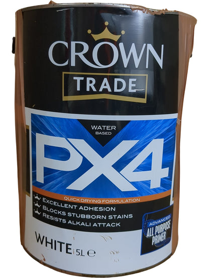 Crown Trade | PX4 Water Based Primer | 5L