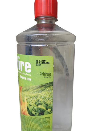 Biofire | Ethanol Fireplace Fuel | Green Tea | 1L