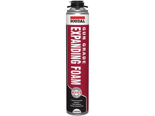 3 x 750ml| Soudal| Gap Filler Expanding Foam| Gun Grade