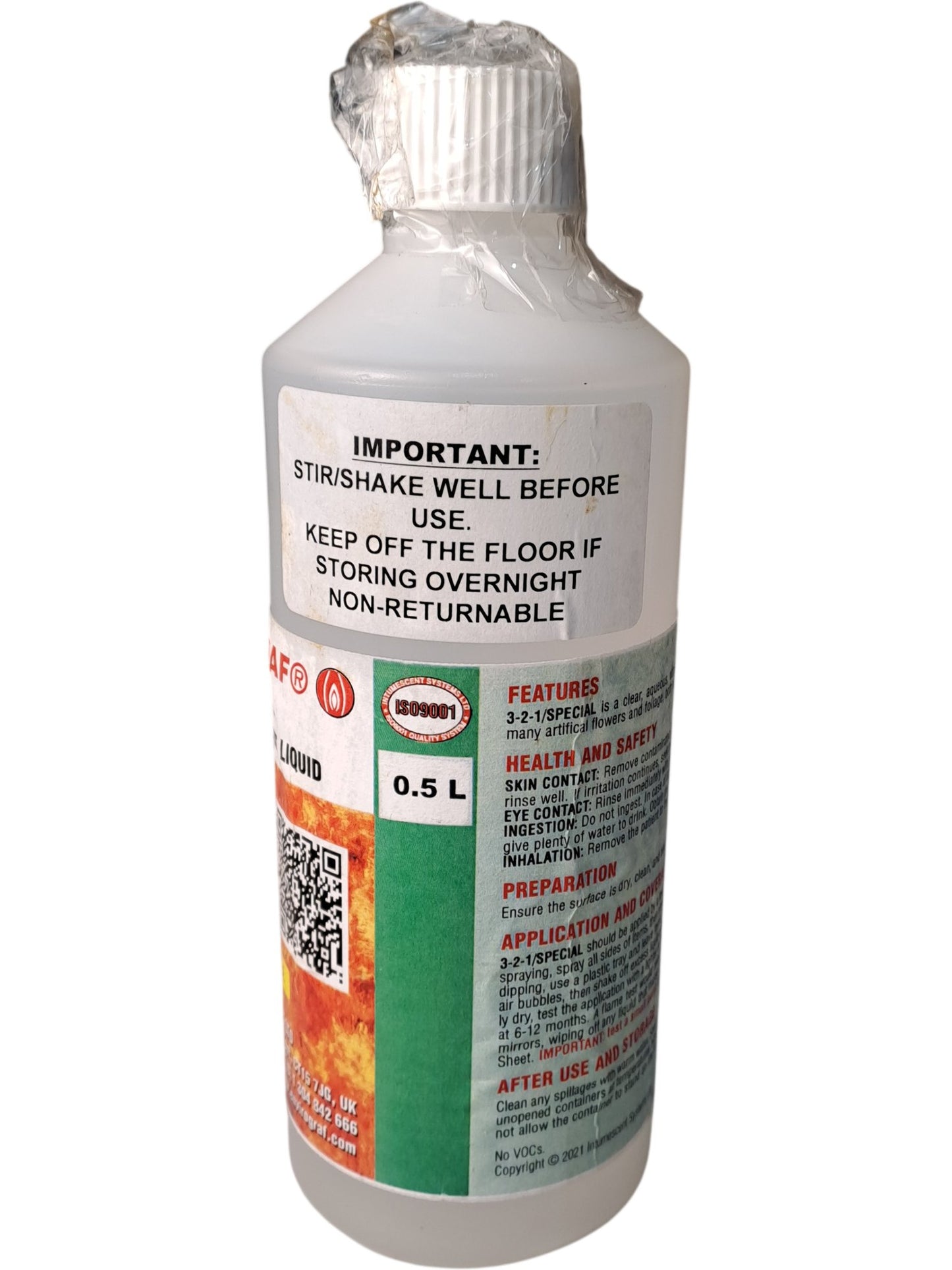 Envirograf | Clear Flame Retardant Liquid | 3-2-1/Special | 0.5L