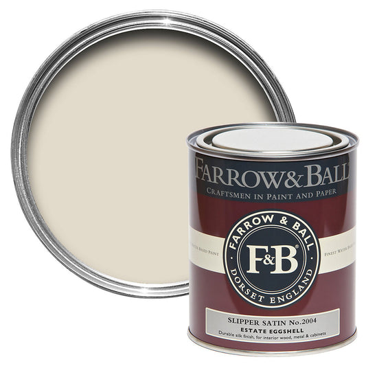 Farrow & Ball| Slipper Satin| 2004 Estate Eggshell| 750ml
