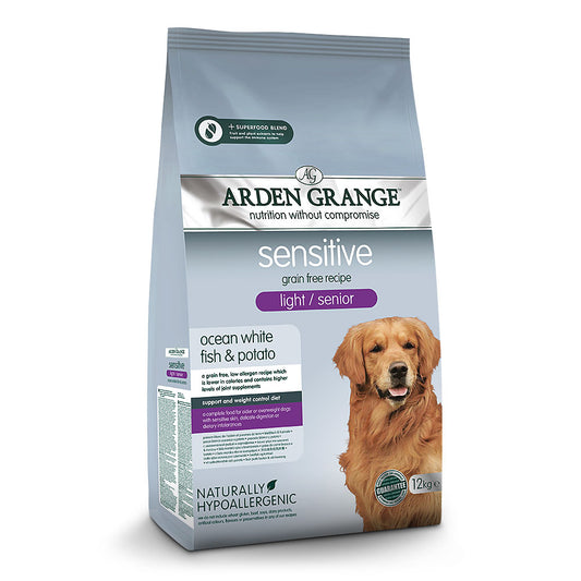 Arden Grange Sensitive | Light/Senior | Fish & Potato | 12kg