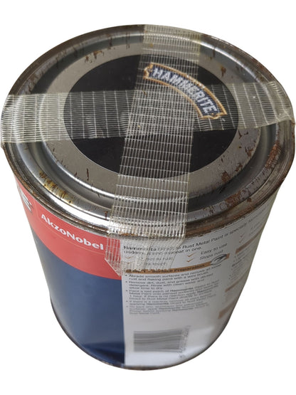 Hammerite | Direct to Rust Metal Paint | Smooth Black | 1L
