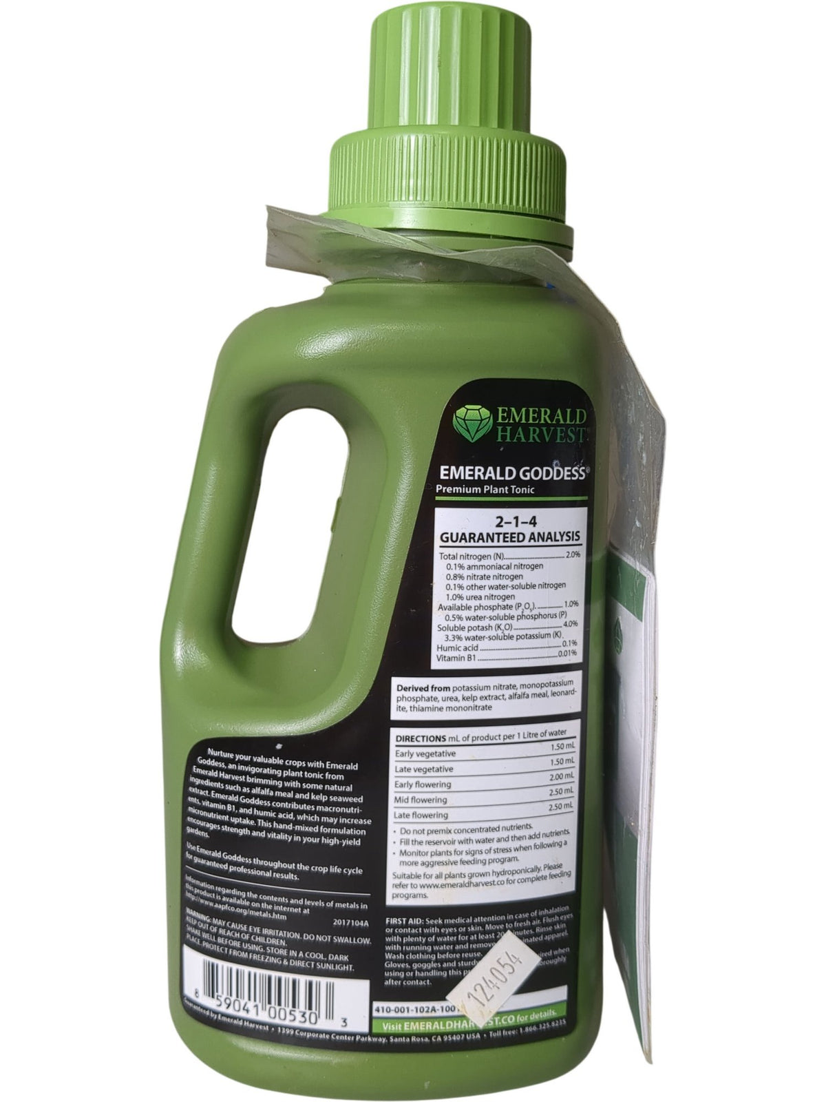 Emerald Harvest | Emerald Goddess Premium Plant Tonic | 0.95L