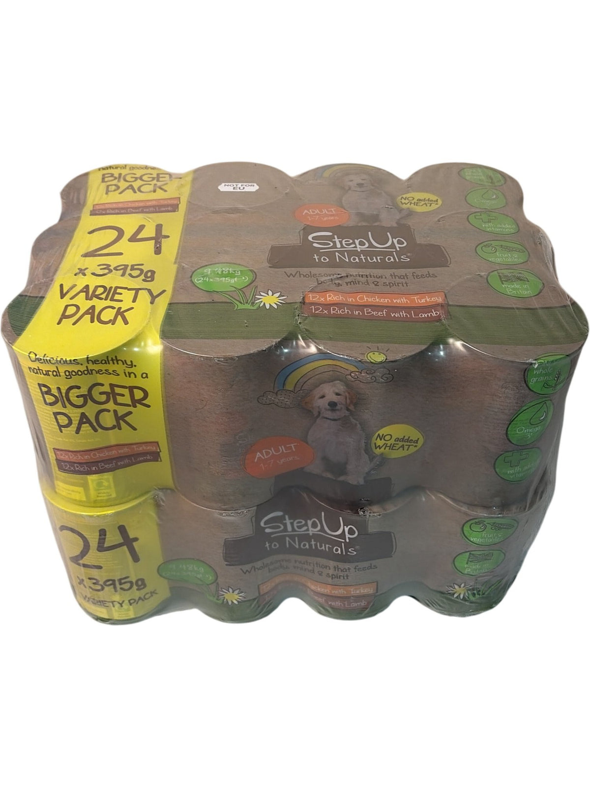 StepUp to Naturals | Variety Pack Dog Food | 24 x 395g