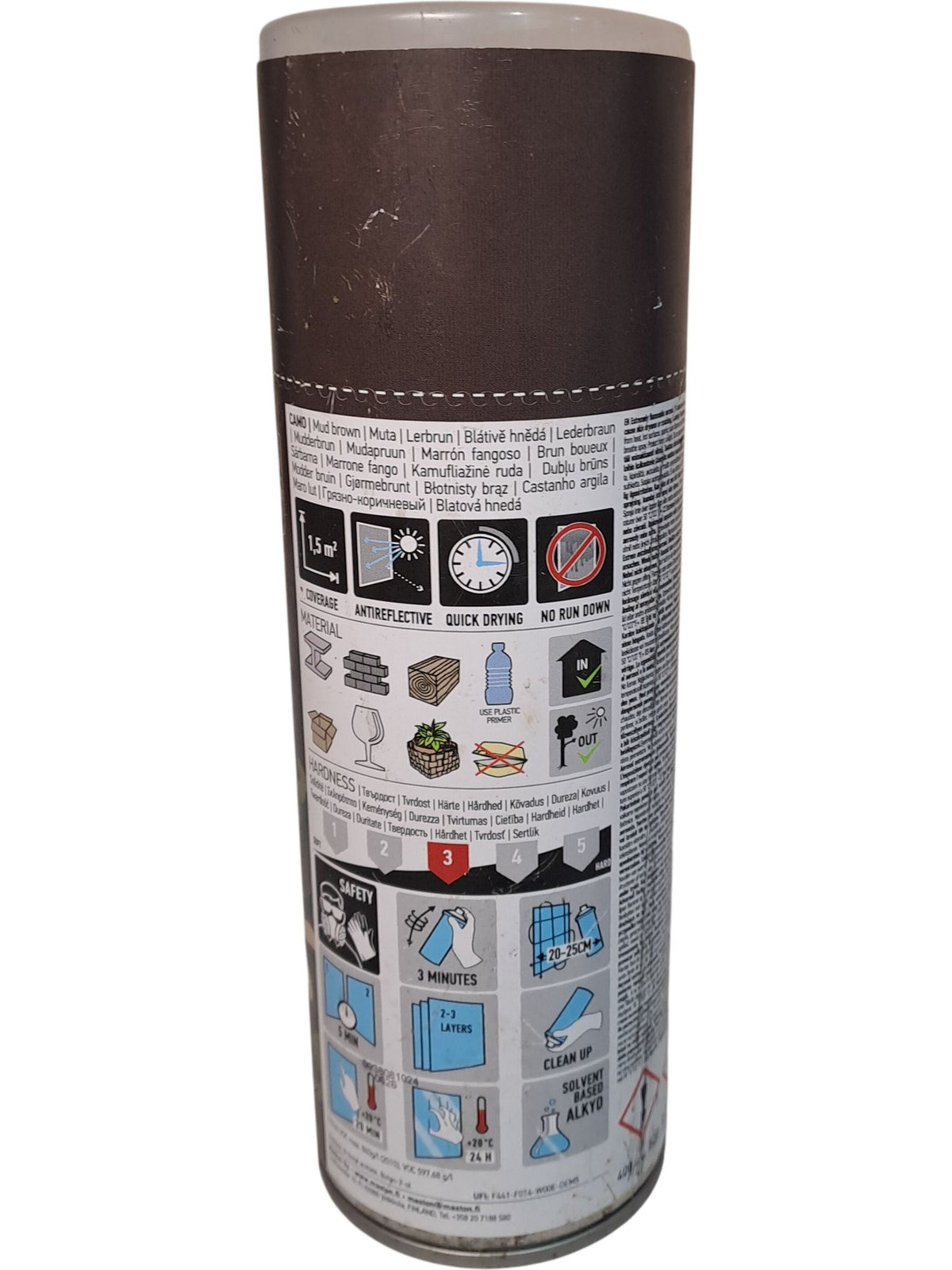 Maston | Camouflage Spray Paint | Mud Brown | 1.5L