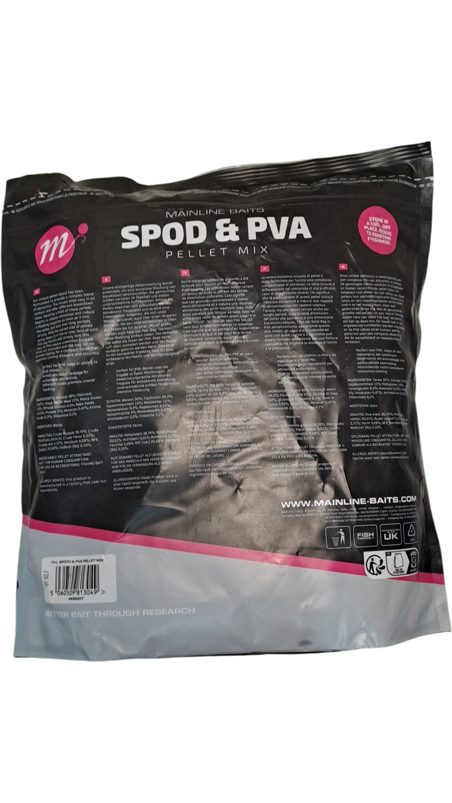 Mainline Baits | Spod & PVA Pellet Mix | 5060509813049 | 2KG