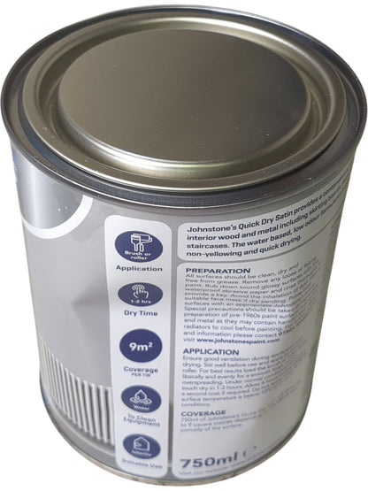 Johnstone's | Interior Wood & Metal Quick Dry | Smooth Cream | 750ml