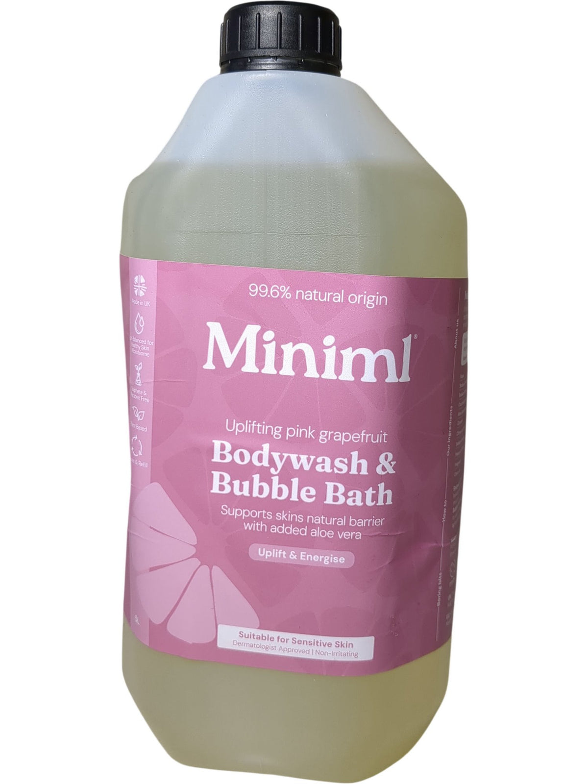 Miniml | Bodywash & Bubble Bath | Pink Grapefruit | 5L