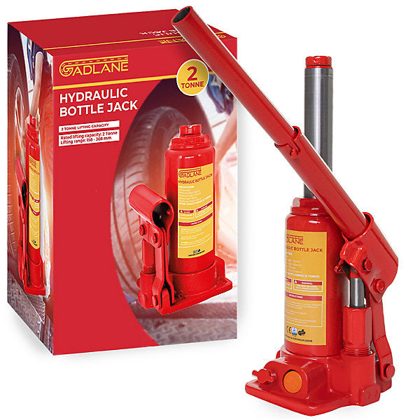 Gadlane| Hydraulic Bottle Jack| 2 Tonne Lifting Capacity