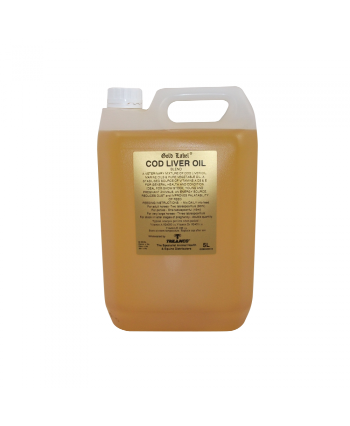 Gold Label| Cod Liver Oil Blend For Horses| 5L