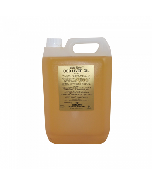 Gold Label| Cod Liver Oil Blend For Horses| 5L