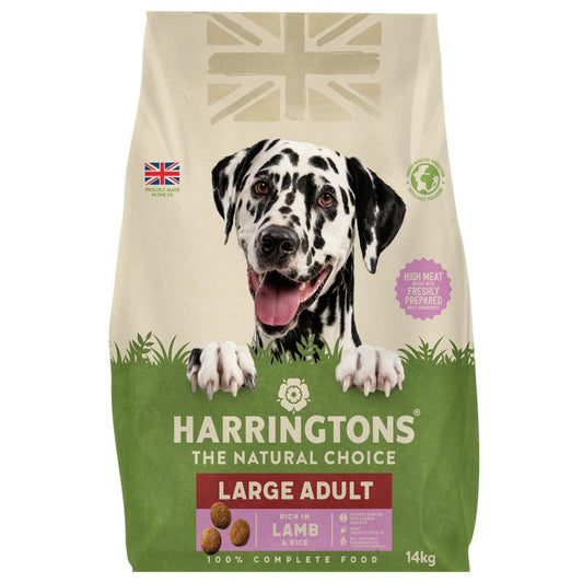 Harringtons| Large Adult Dog- Lamb & Rice- 14kg