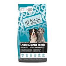 Burns| Large & Giant Breed- Adult & Senior- Chicken & Brown Rice-12kg
