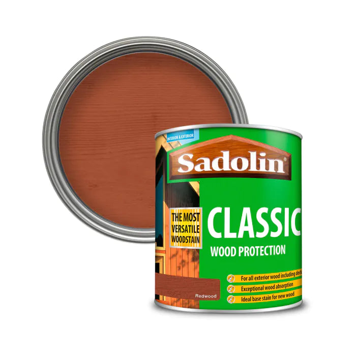 Sadolin| Classic All Purpose Woodstain| Redwood| 1L
