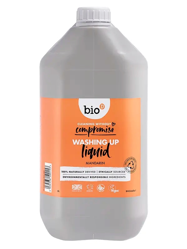 Bio D| Washing Up Liquid| Mandarin| 5L