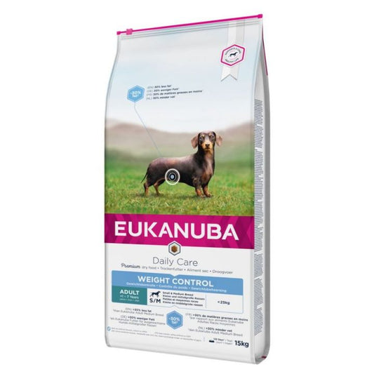 Eukanuba| Dry Adult Dog S/M- Weight Control- 12kg